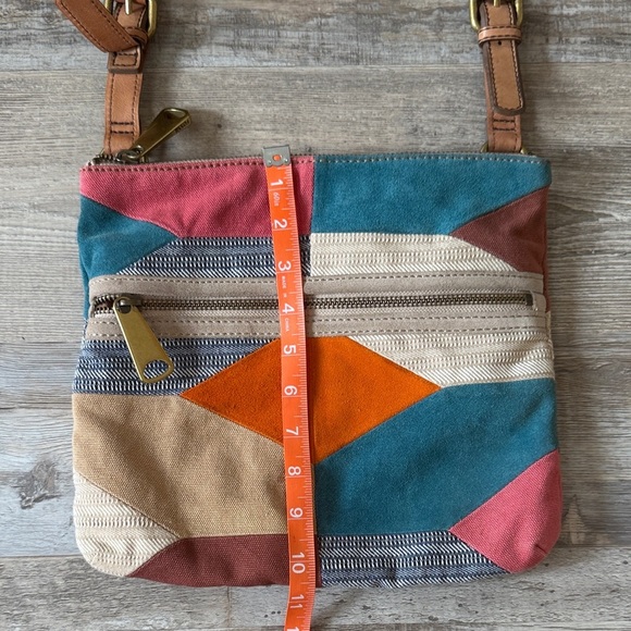 Fossil Colorful Patchwork Crossbody Bag - Picture 3 of 14